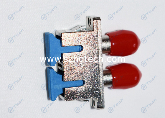 Duplex Fiber Optic SC To ST Adapter With Stable Capability And High Reliability