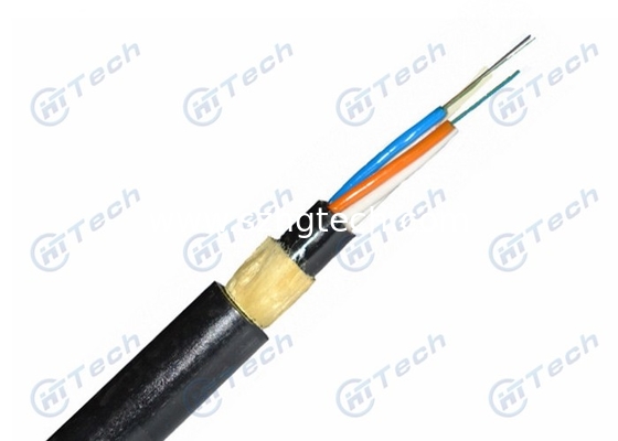ADSS All Dielectric Fiber Cable , Self Supported Central Loose Tube Outdoor Optical Cable