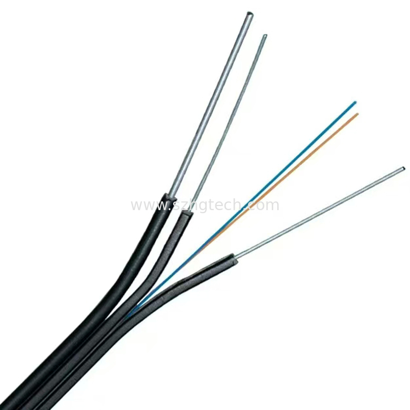 GJYXFCH/GJYXCH 2 Cores FTTH Drop Cable Outdoor Fiber Optic Drop Cable